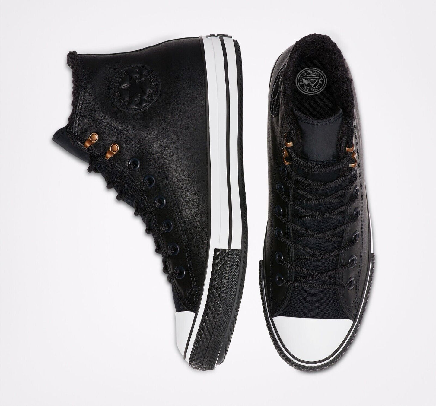 Converse Chuck Taylor All Star Winter GORE-TEX High Top Sneaker Boot, 165936C Multi Sizes Black/Black/White