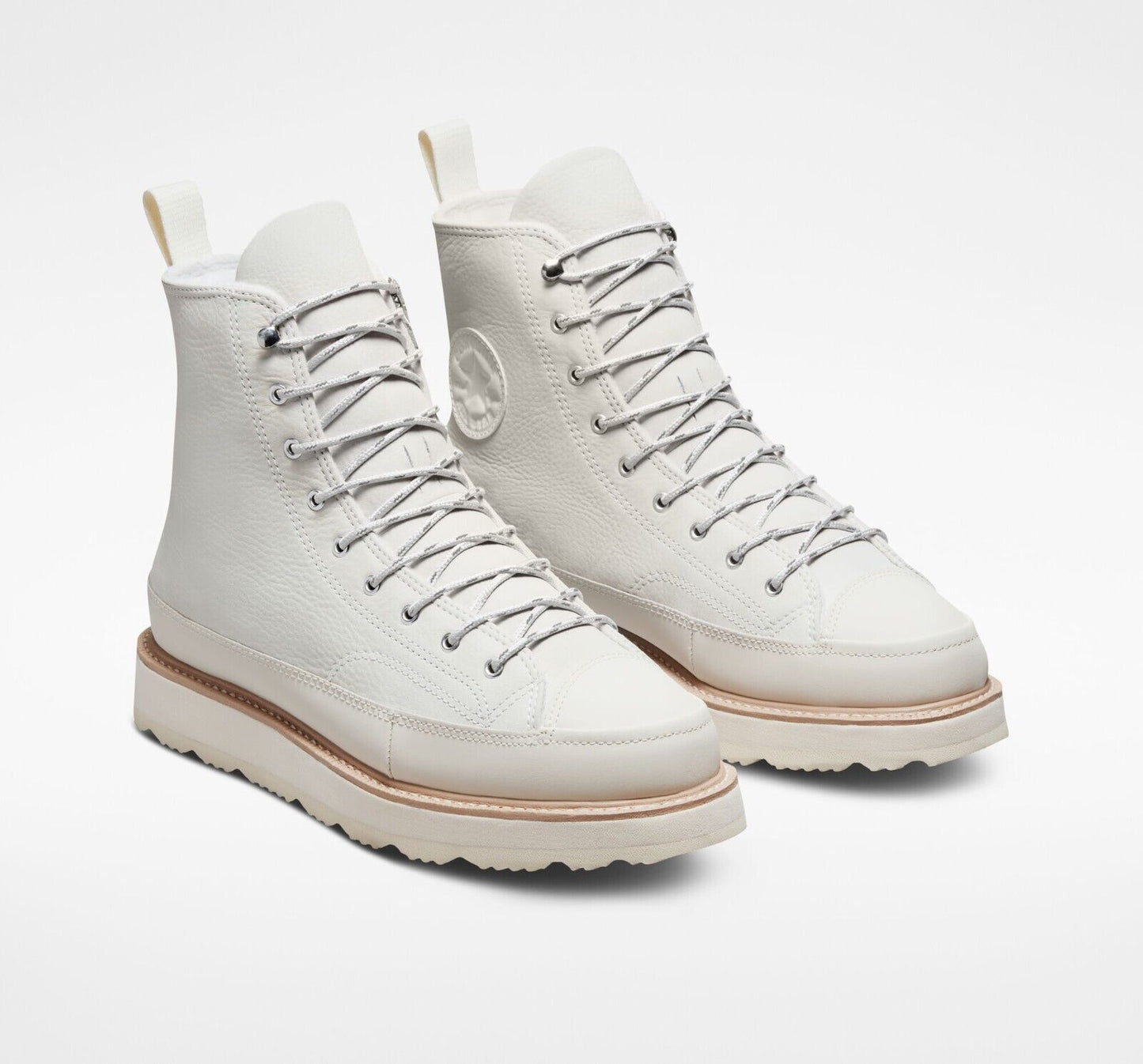 Converse Chuck Taylor Crafted Hi Top Boot, 173212C Multi Sizes Egret/Natural Ivory/Prime Pink