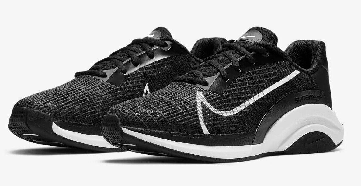 Women's Nike ZoomX SuperRep Surge Training Shoes, CK9406 001 Multi Sizes Black/Black/White
