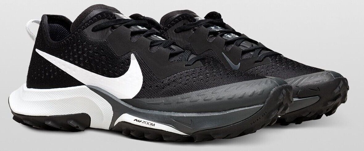Men's Nike Air Zoom Terra Kiger 7 Trail Running Shoes, CW6062 002 Multi Sizes Black/Pure Platinum/Anthracite