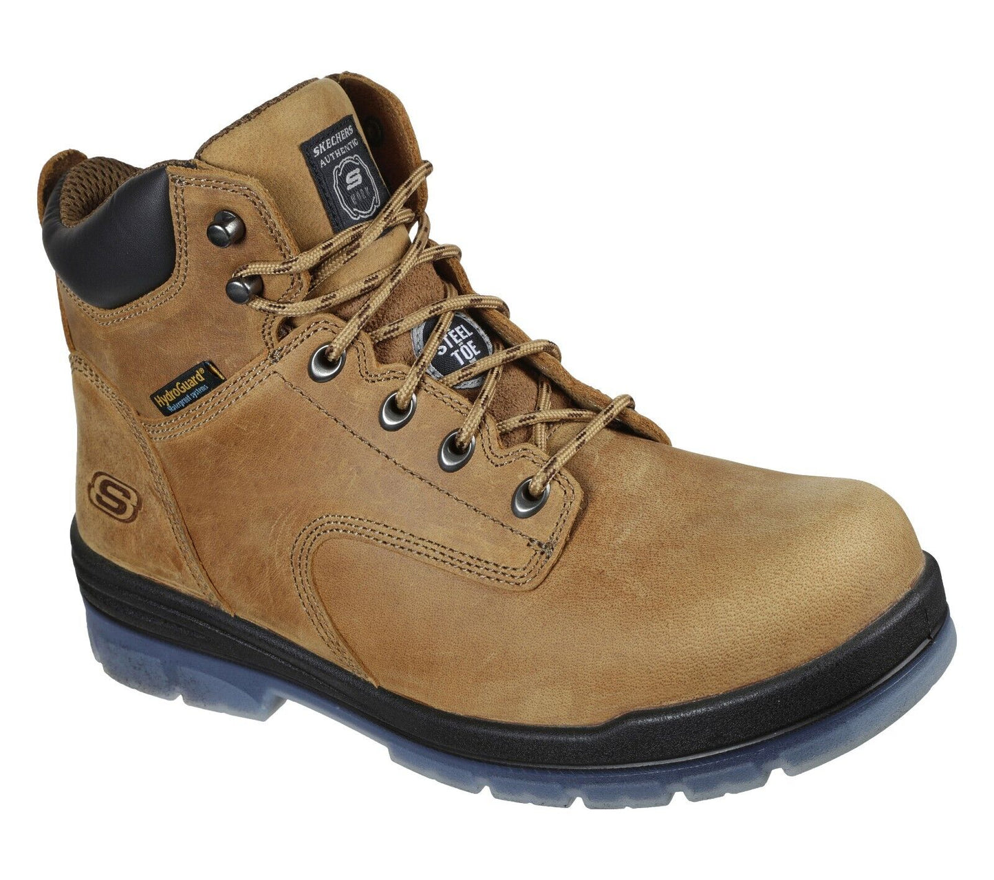 Men's SKECHERS Work Argum Alkova ST WP Boot, 200041 /BRTN Multi Sizes Brown/Tan