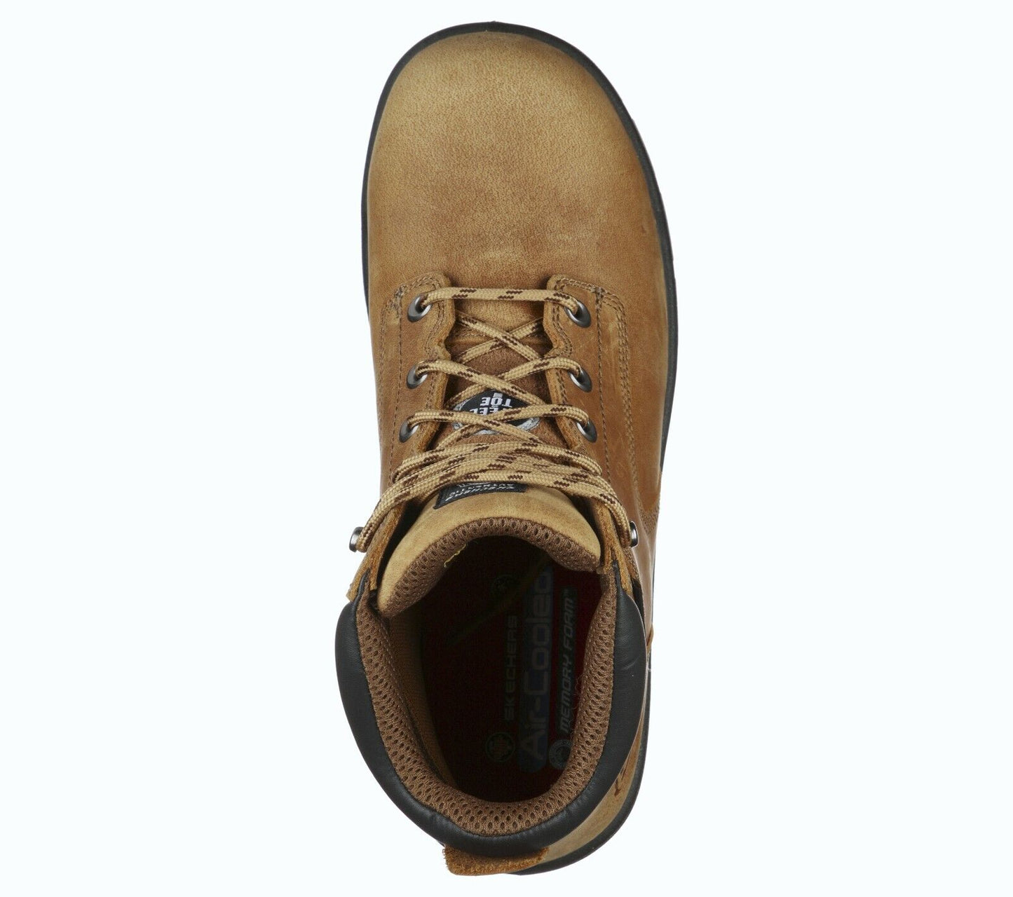 Men's SKECHERS Work Argum Alkova ST WP Boot, 200041 /BRTN Multi Sizes Brown/Tan