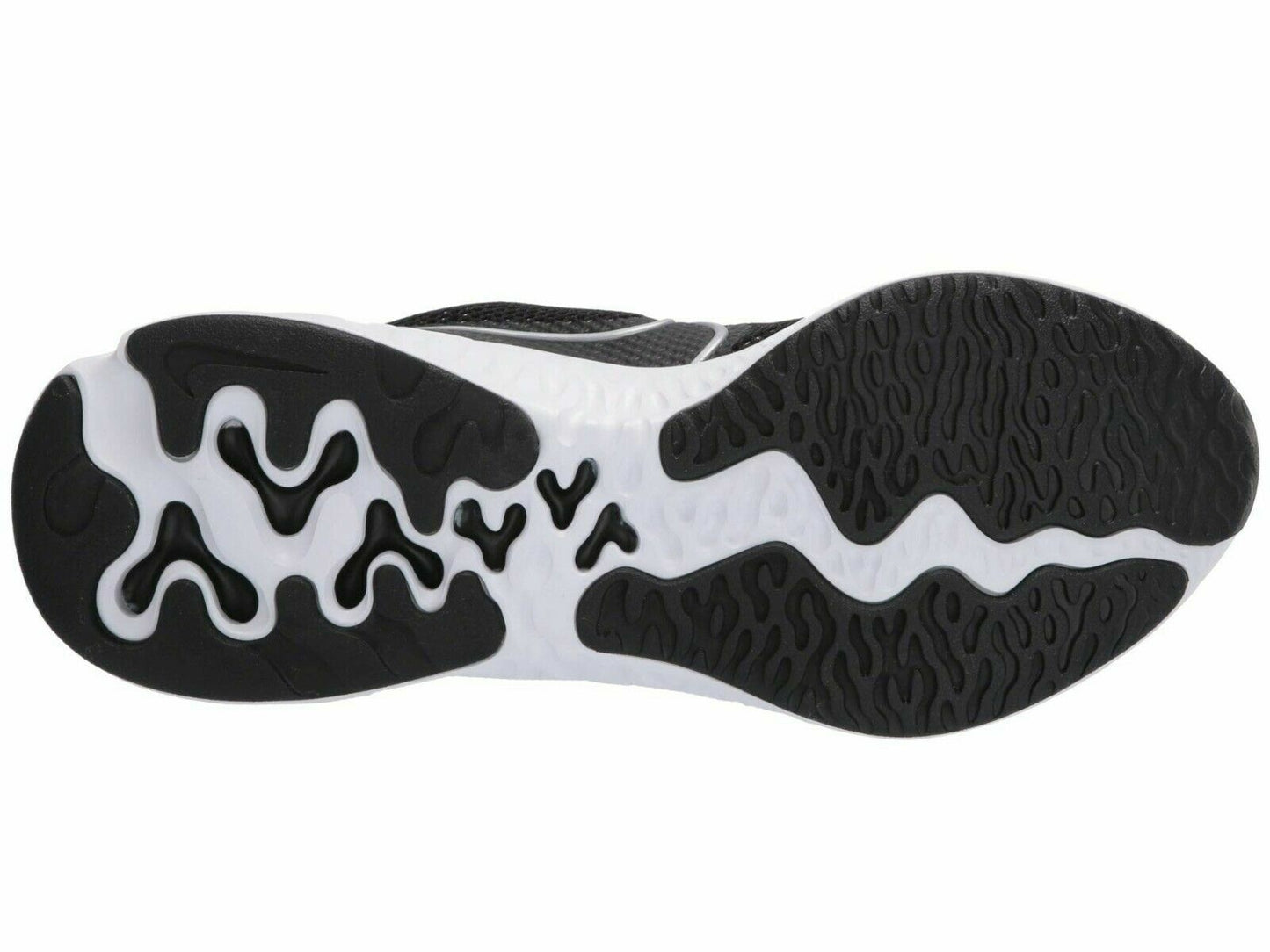 Men's Nike Renew Run Running Shoes, CK6357 002 Multiple Sizes Black/Metallic Silver/White