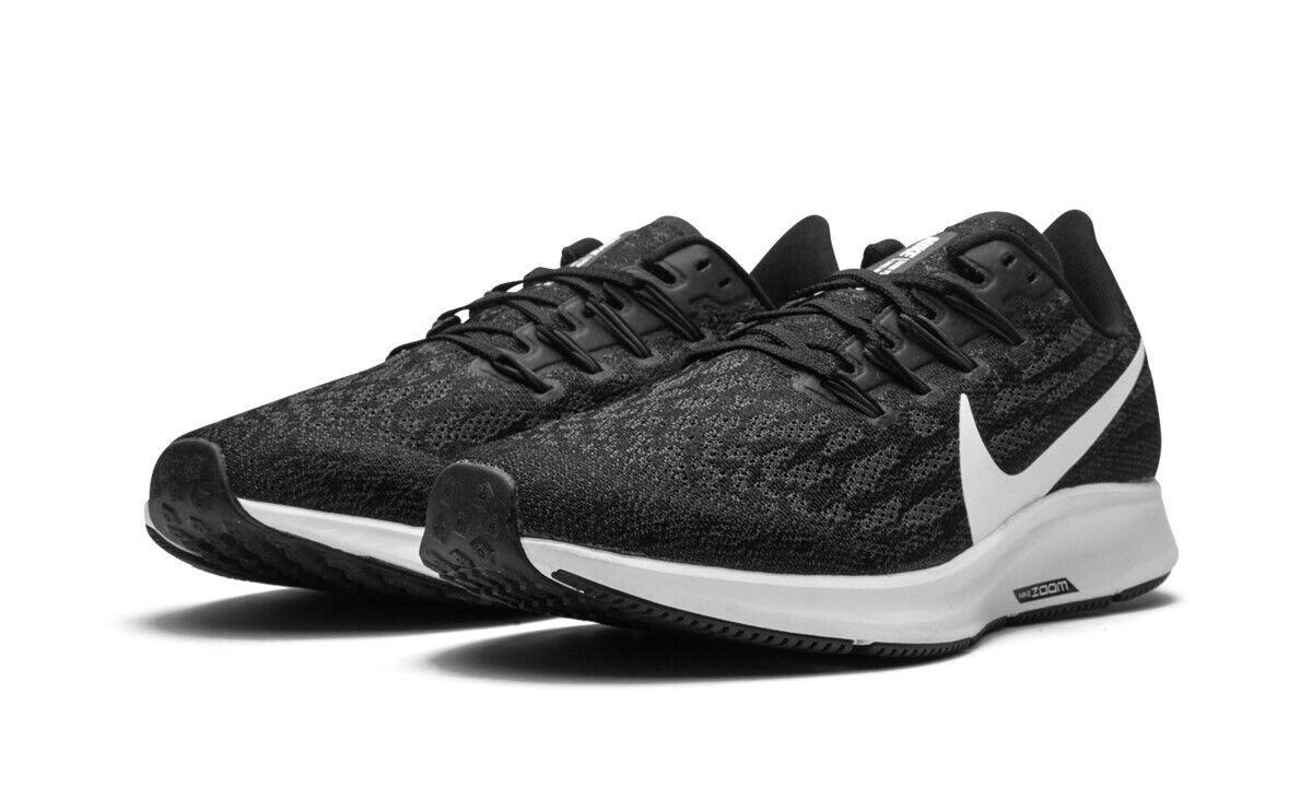 Men's Nike Air Zoom Pegasus 36 Running Shoes, AQ2203 002 Multi Sizes Black/White/Thunder Grey