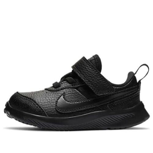 Nike Kids Varsity Leather (TDV) (Infant/Toddler), CN9397 001 Multi Sizes Black/Black/Black
