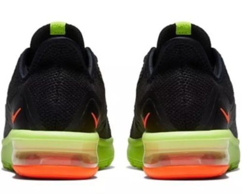 Men's Nike Air Max Sequent 3 Running Shoes, 921694 012 Multi Sizes Black/Total Orange/Volt