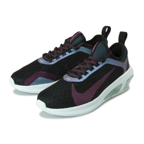 Women's Nike Air Max Fly Running Shoes, AT2505 001 Multiple Sizes Black/Laser Fuchsia/Teal Mint