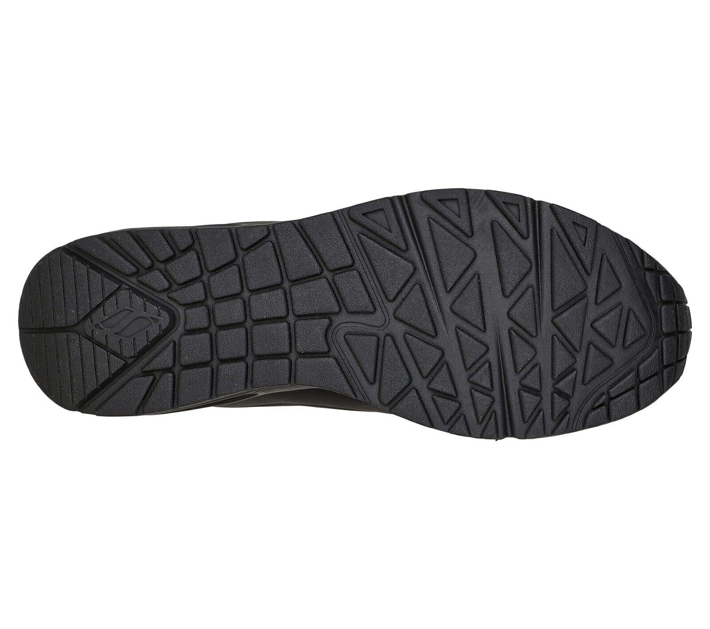 Mens Skechers Street Uno Stand On Air Casual Shoes, 52458 /BBK Multi Sizes Black