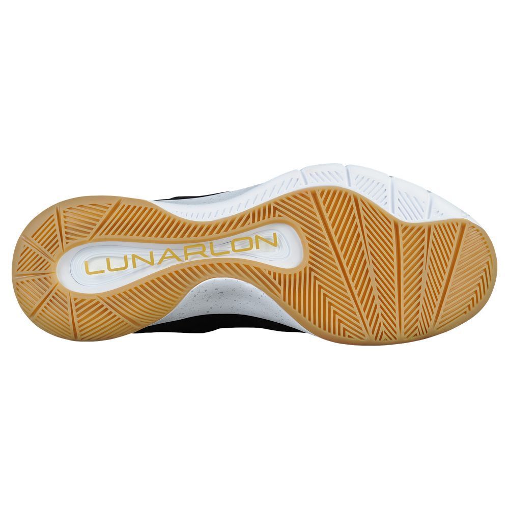 Men's Nike LUNAR HYPERREV LOW EXT, 802557 001 Sizes 8-13 Black/Metallic Silver/Wolf Grey/Black