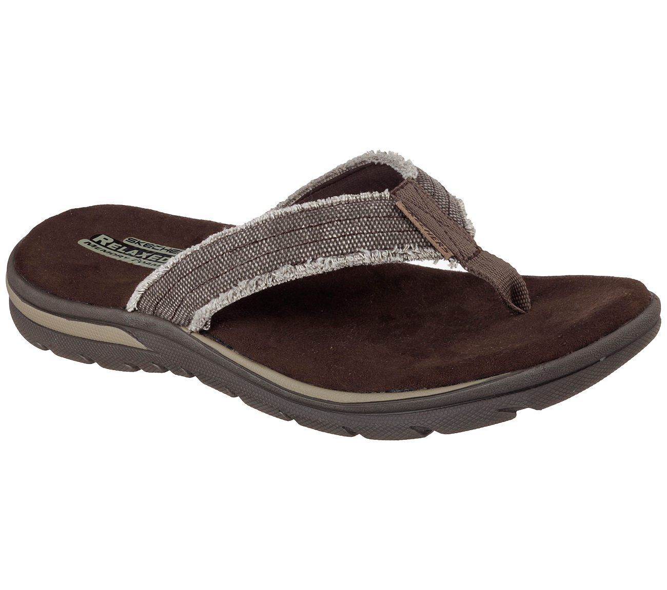 Men's Skechers Relaxed Fit: Supreme - Bosnia Sandals, 64152 /CHOC Multiple Sizes Chocolate