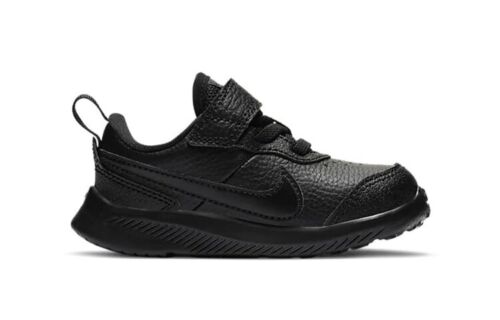 Nike Kids Varsity Leather (TDV) (Infant/Toddler), CN9397 001 Multi Sizes Black/Black/Black