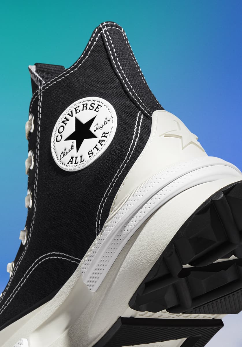 Converse Run Star Legacy CX Hi Top Shoe, A00869C Multi Sizes Black/Egret/White