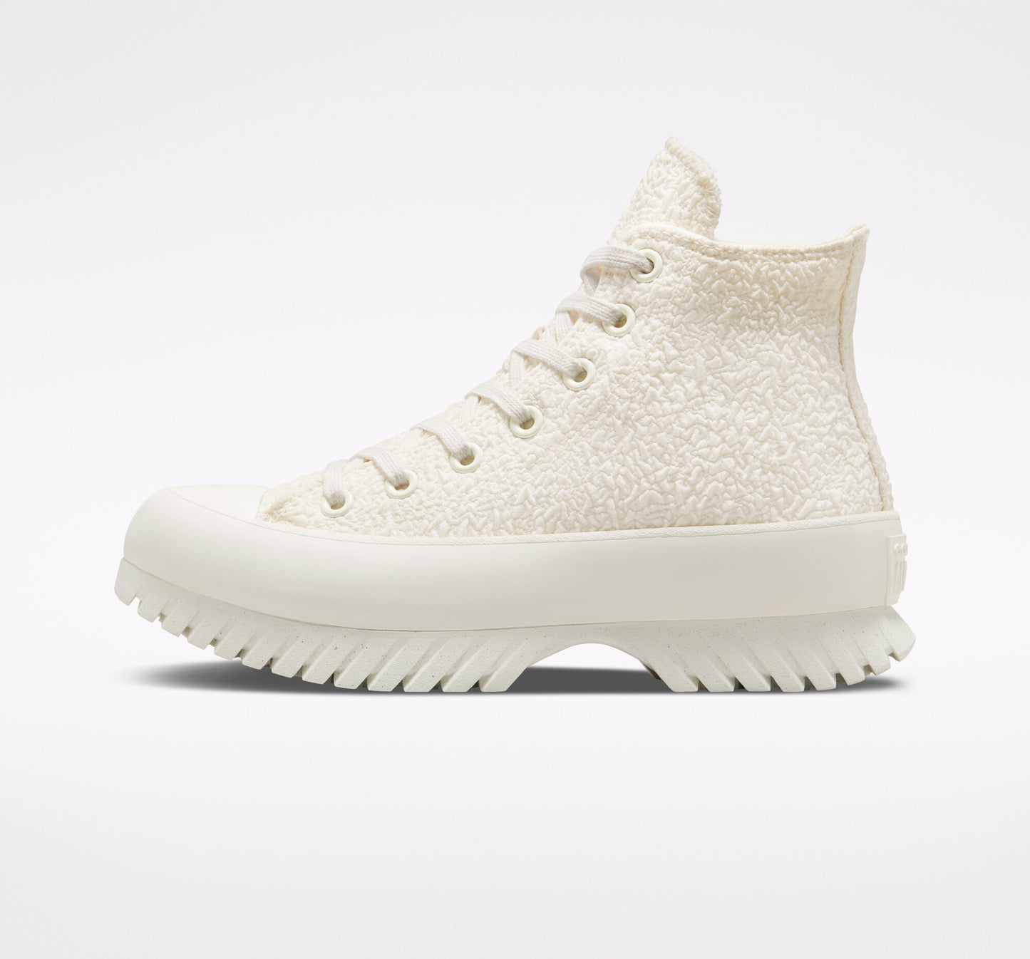 Converse CHUCK TAYLOR All Star Lugged 2.0 Jacquard Hi Top Shoe, A00876C Multi Sizes Egret/Egret/Black
