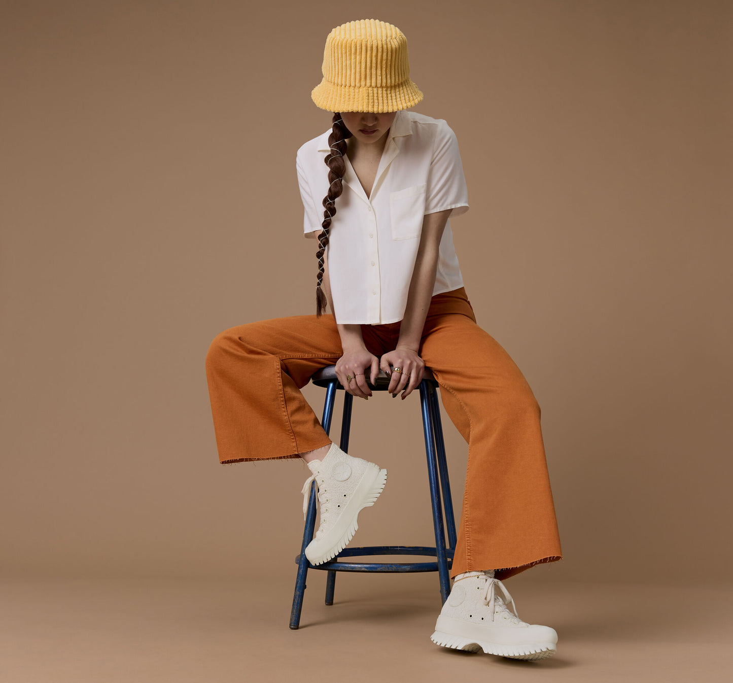 Converse CHUCK TAYLOR All Star Lugged 2.0 Jacquard Hi Top Shoe, A00876C Multi Sizes Egret/Egret/Black