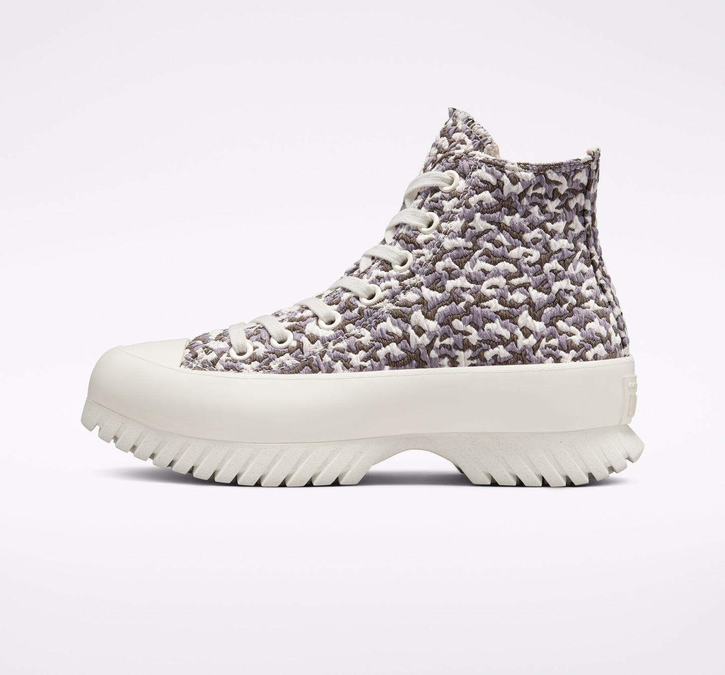 Converse CHUCK TAYLOR All Star Lugged 2.0 Jacquard Shoe High Top Shoe, A00877C Sizes Sand Dune/Egret/Egret