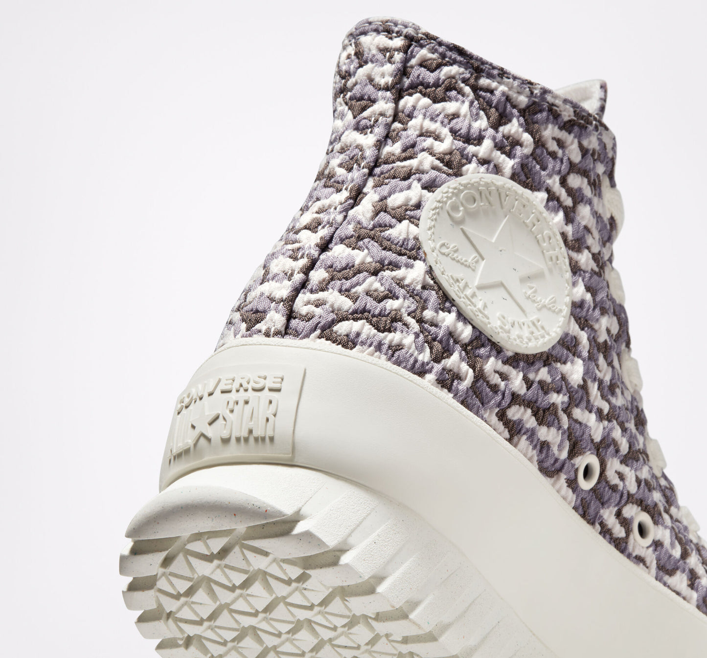 Converse CHUCK TAYLOR All Star Lugged 2.0 Jacquard Shoe High Top Shoe, A00877C Sizes Sand Dune/Egret/Egret