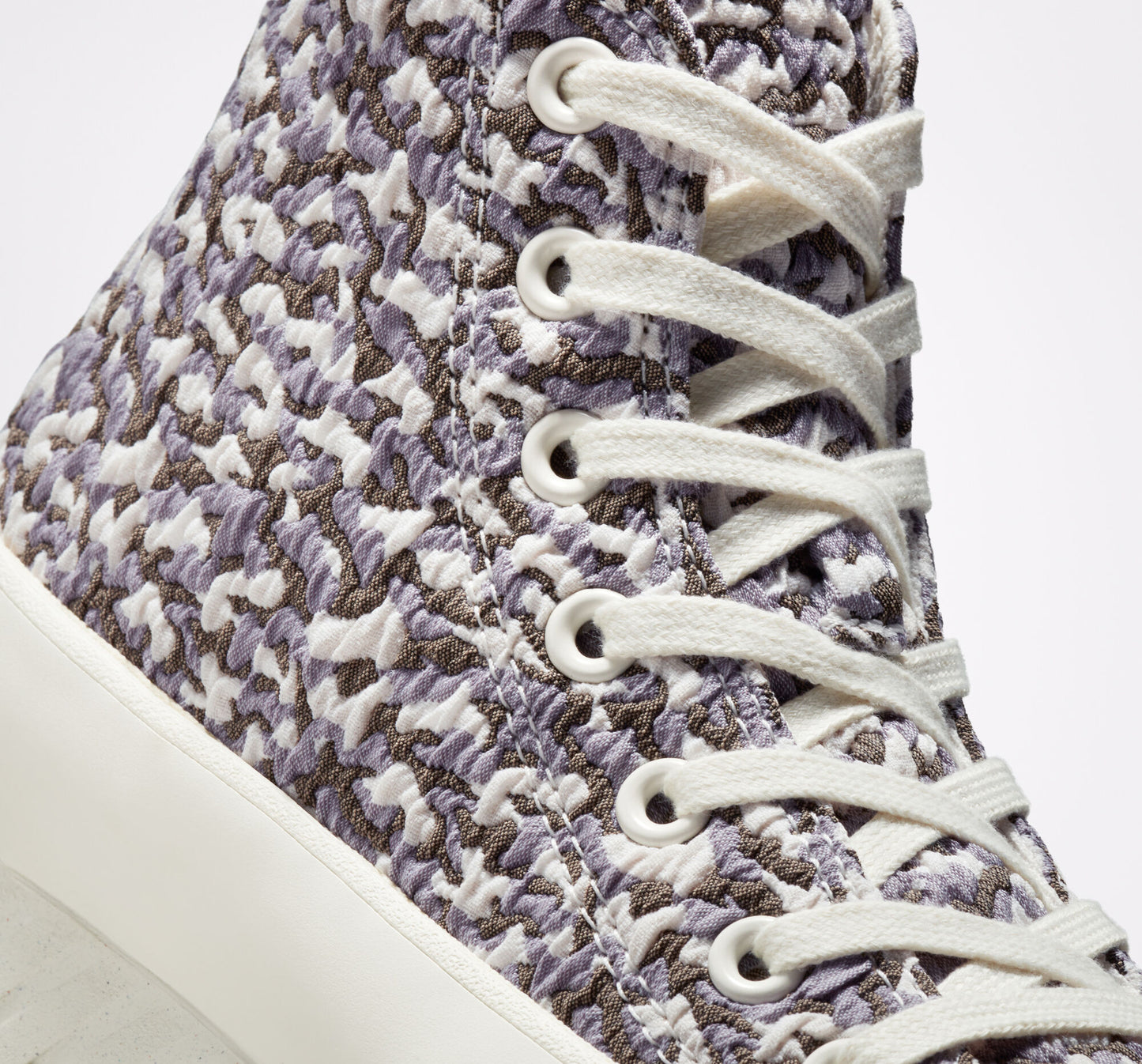 Converse CHUCK TAYLOR All Star Lugged 2.0 Jacquard Shoe High Top Shoe, A00877C Sizes Sand Dune/Egret/Egret
