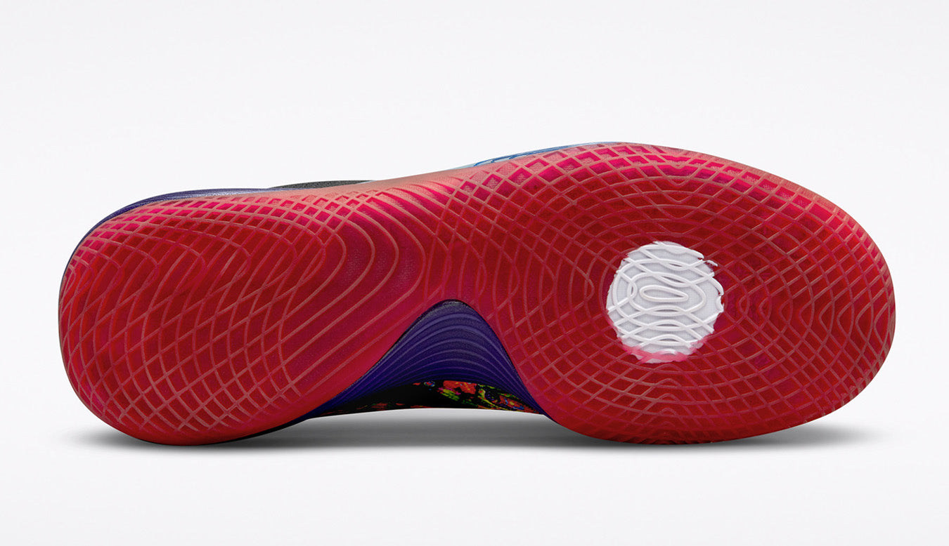 Converse All Star BB Shift "Las Vegas Lights" Low Ox, A02513C Size 11.5 Hot Punch/Black/Court Purple