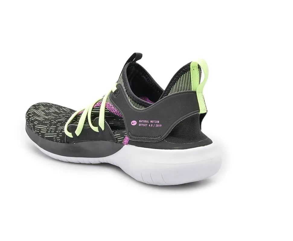 Men's Nike Flex Contact 3 Running Shoes, AQ7484 001 Black/Volt Glow/Hyper Violet