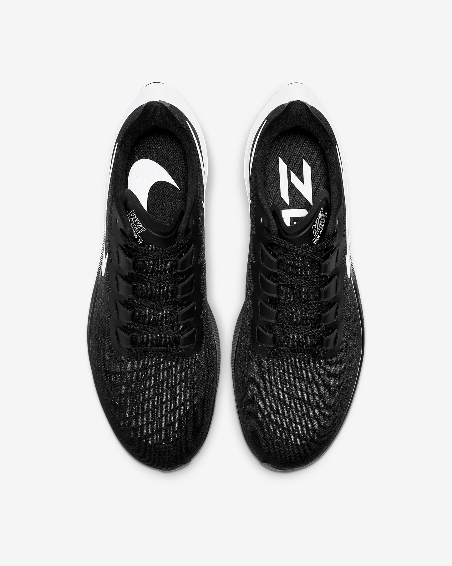 Men's Nike Air Zoom Pegasus 37 Running Shoes, BQ9646 002 Multi Sizes Black/White