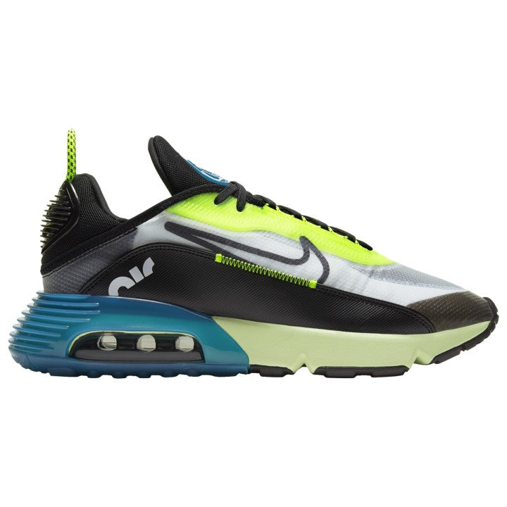 Men's Nike Air Max 2090 Running Shoes, BV9977 101 Multi Sizes White/Black/Volt/Valerian Blue