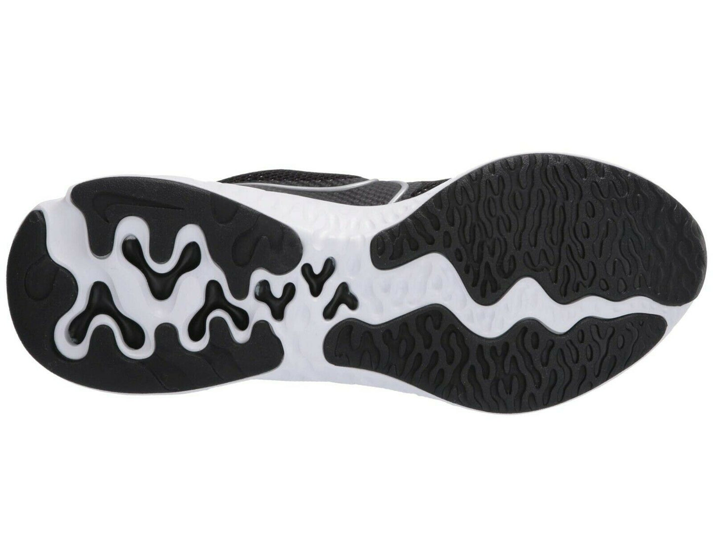 Men's Nike Renew Run Running Shoes, CK6357 002 Multiple Sizes Black/Metallic Silver/White