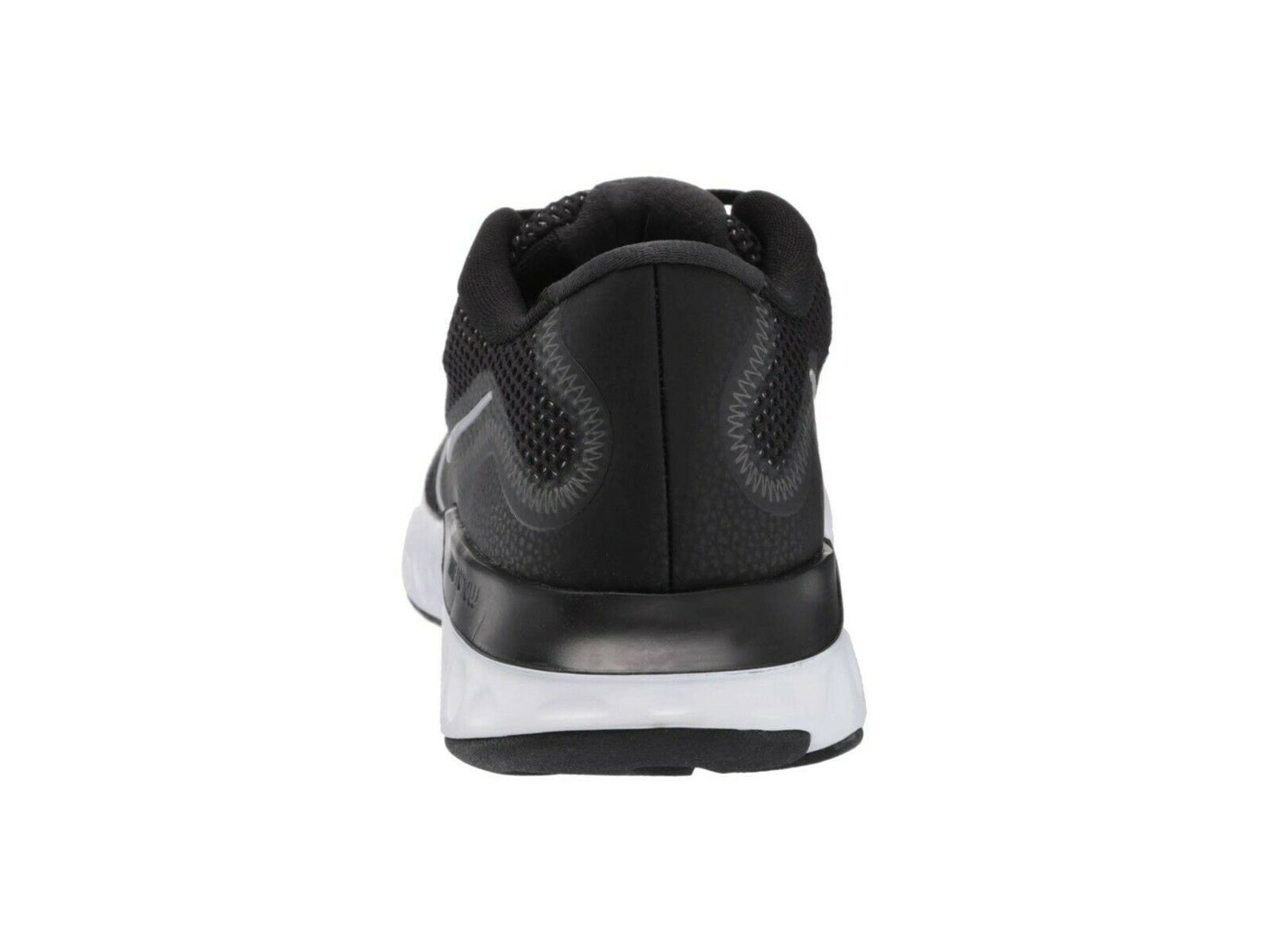 Men's Nike Renew Run Running Shoes, CK6357 002 Multiple Sizes Black/Metallic Silver/White