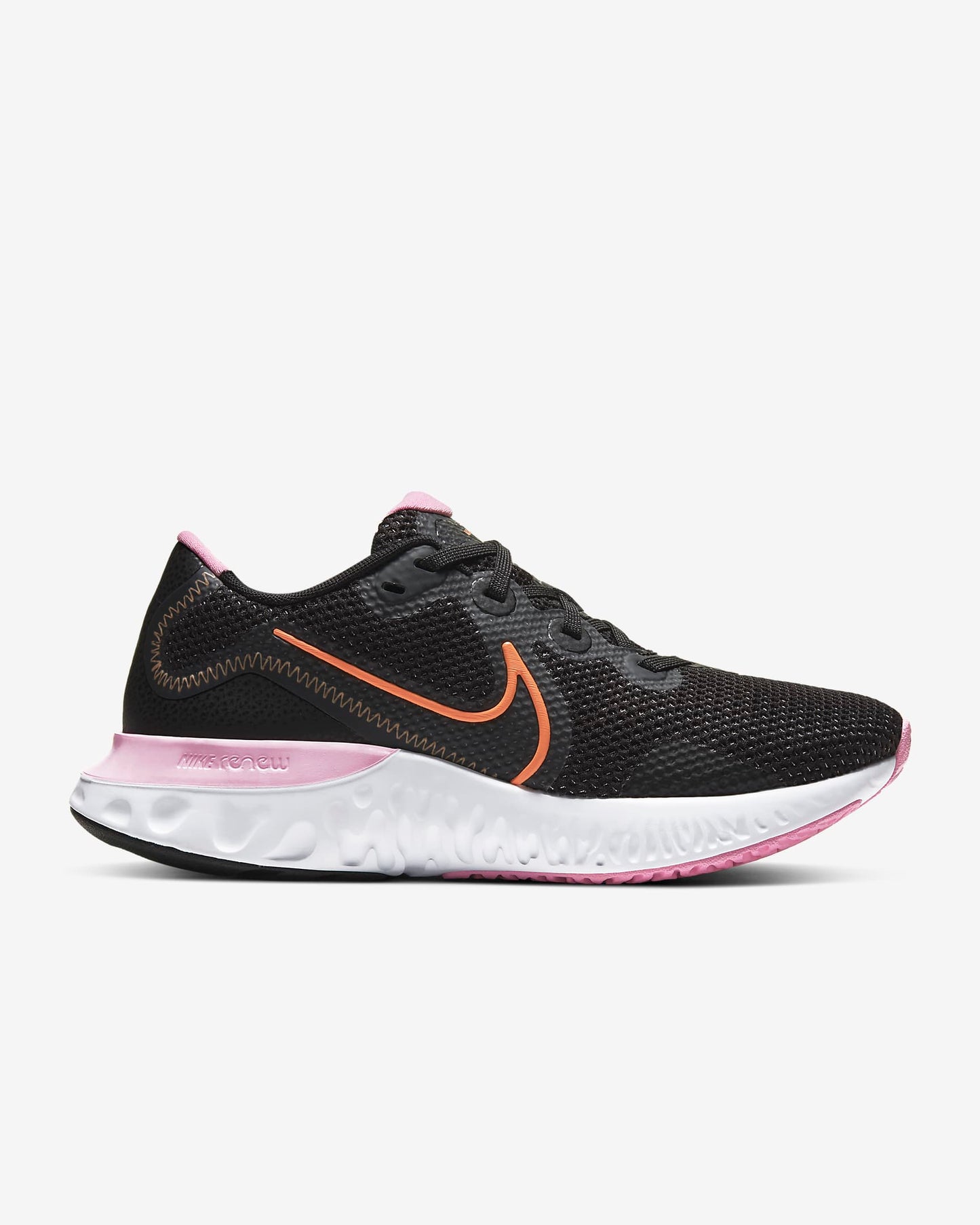 Women's Nike Renew Run Running Shoes, CK6360 001 Multi Sizes Black/Orange Pulse/White/Pink