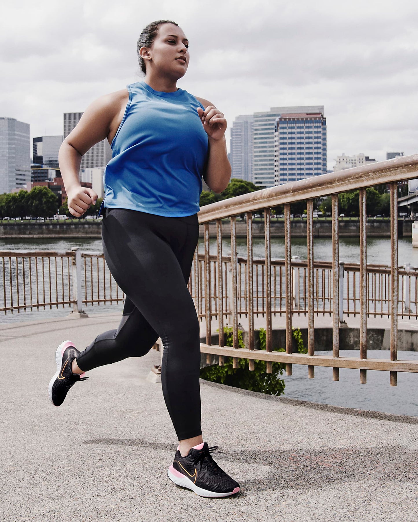 Women's Nike Renew Run Running Shoes, CK6360 001 Multi Sizes Black/Orange Pulse/White/Pink