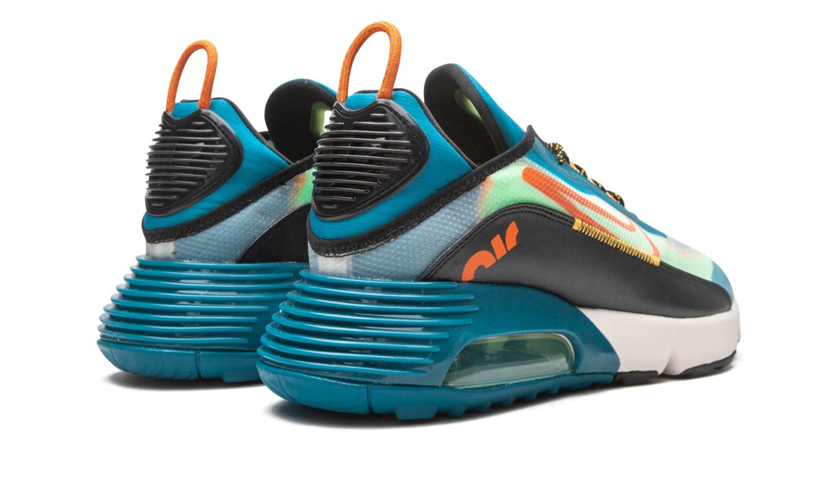 Men's Nike Air Max 2090 Running Shoes, CZ7867 300 Multi Sizes Green Abyss/Starfish/Illusion Green