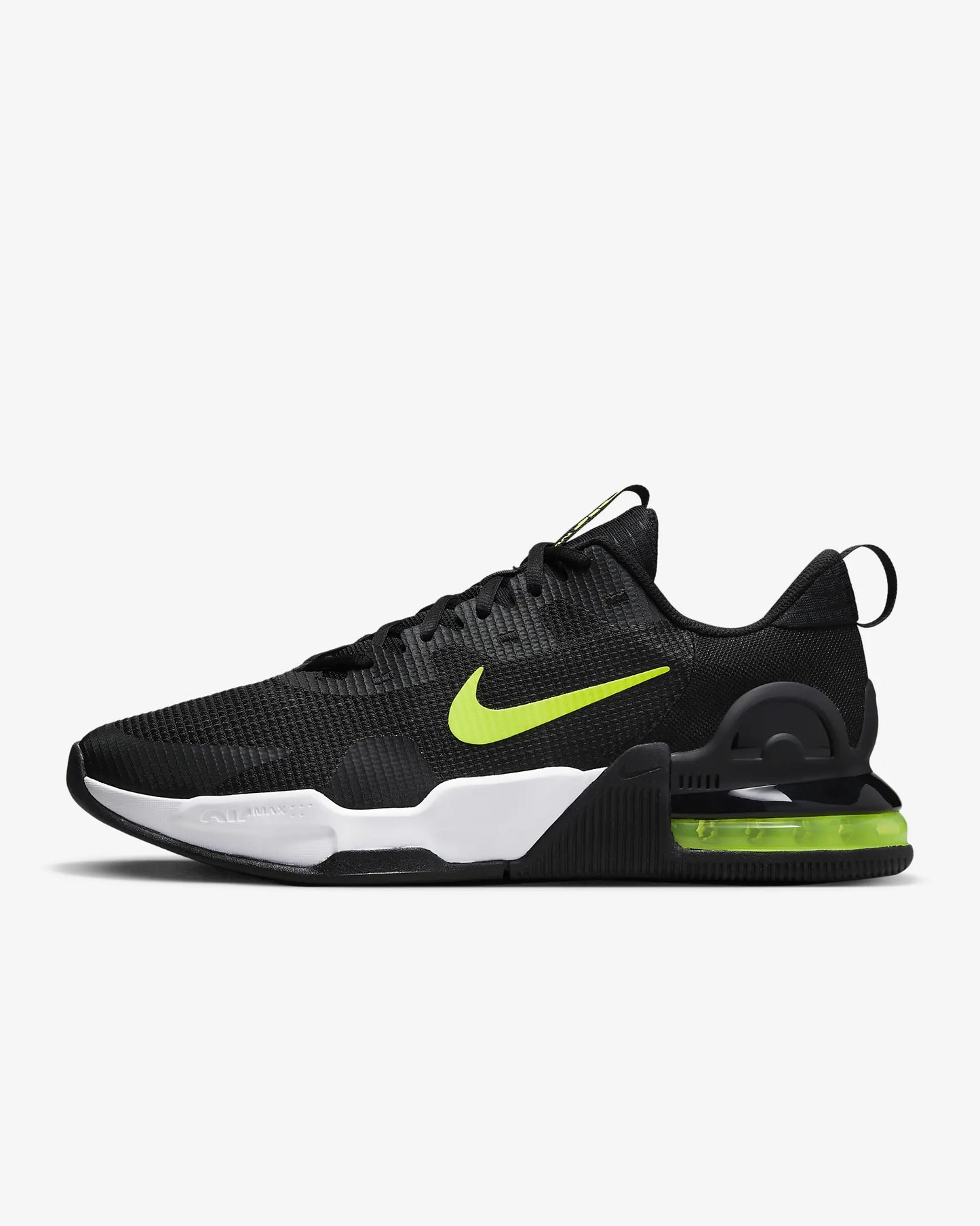 Men's Nike Air Max Alpha Trainer 5 Training Shoes, DM0829 002 Multi Sizes Black/Black/Volt