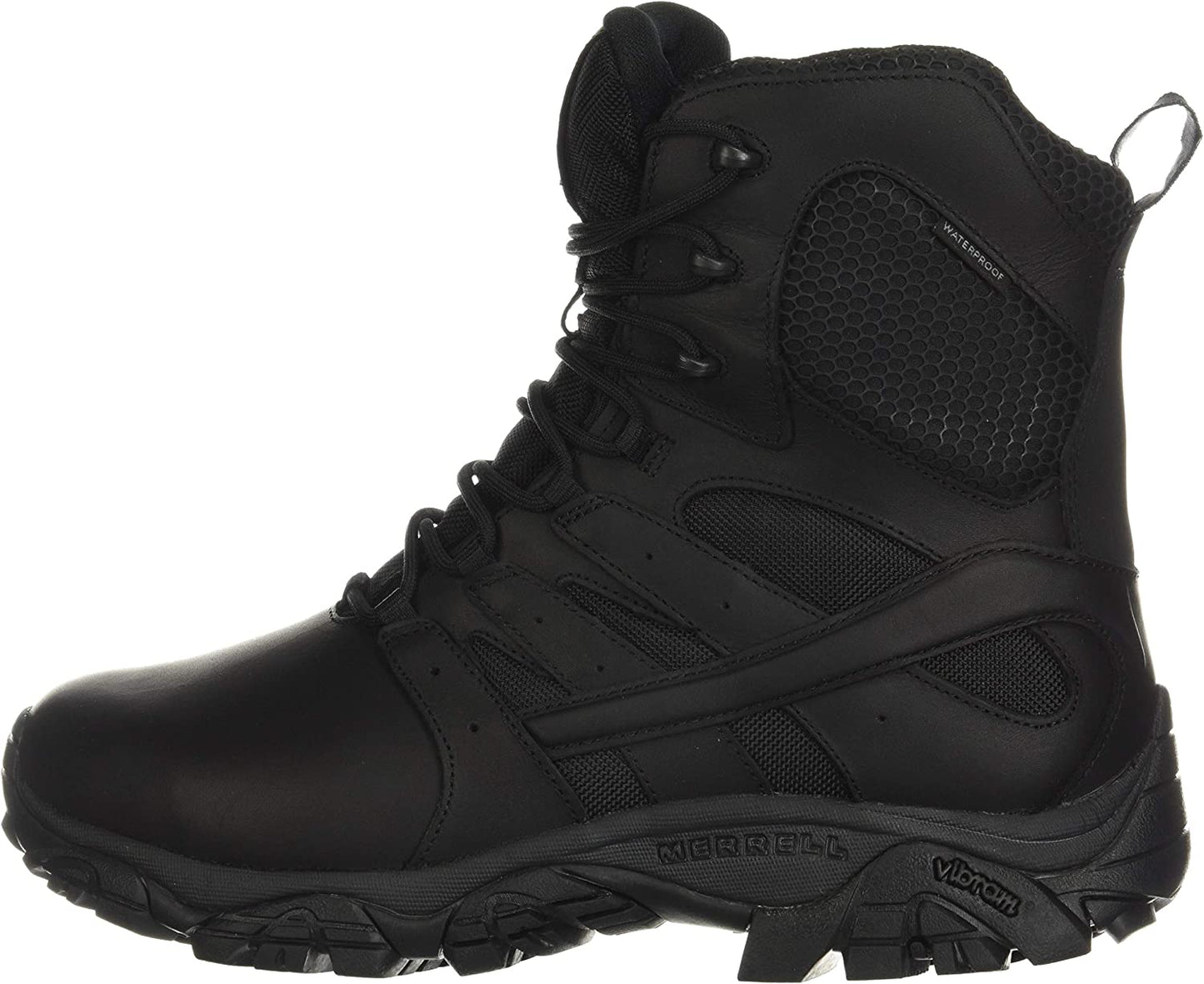 Men's Merrell Moab 2 8" Response Waterproof-Tactical Work Boot, J45335 Multi Sizes Black
