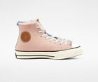 Converse Chuck 70 Genuine Shearling Lined Sneaker, 166319C Sizes Navy Blue/BPink