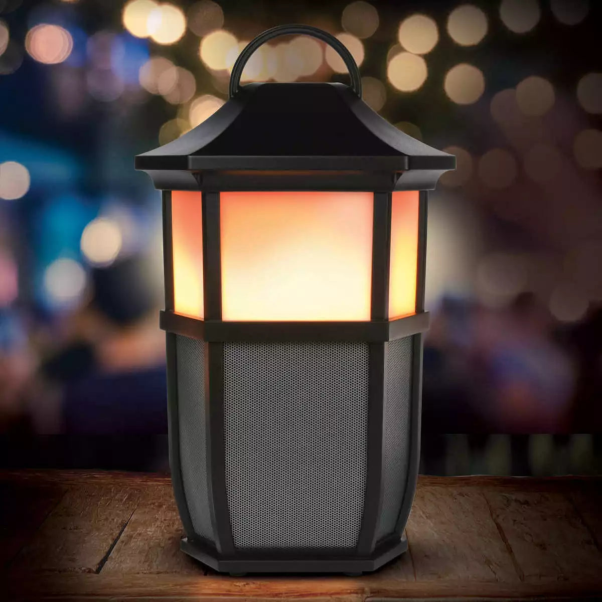Acoustic Research Wireless Bluetooth Indoor Outdoor Speaker Flickering Light ✅✅✅