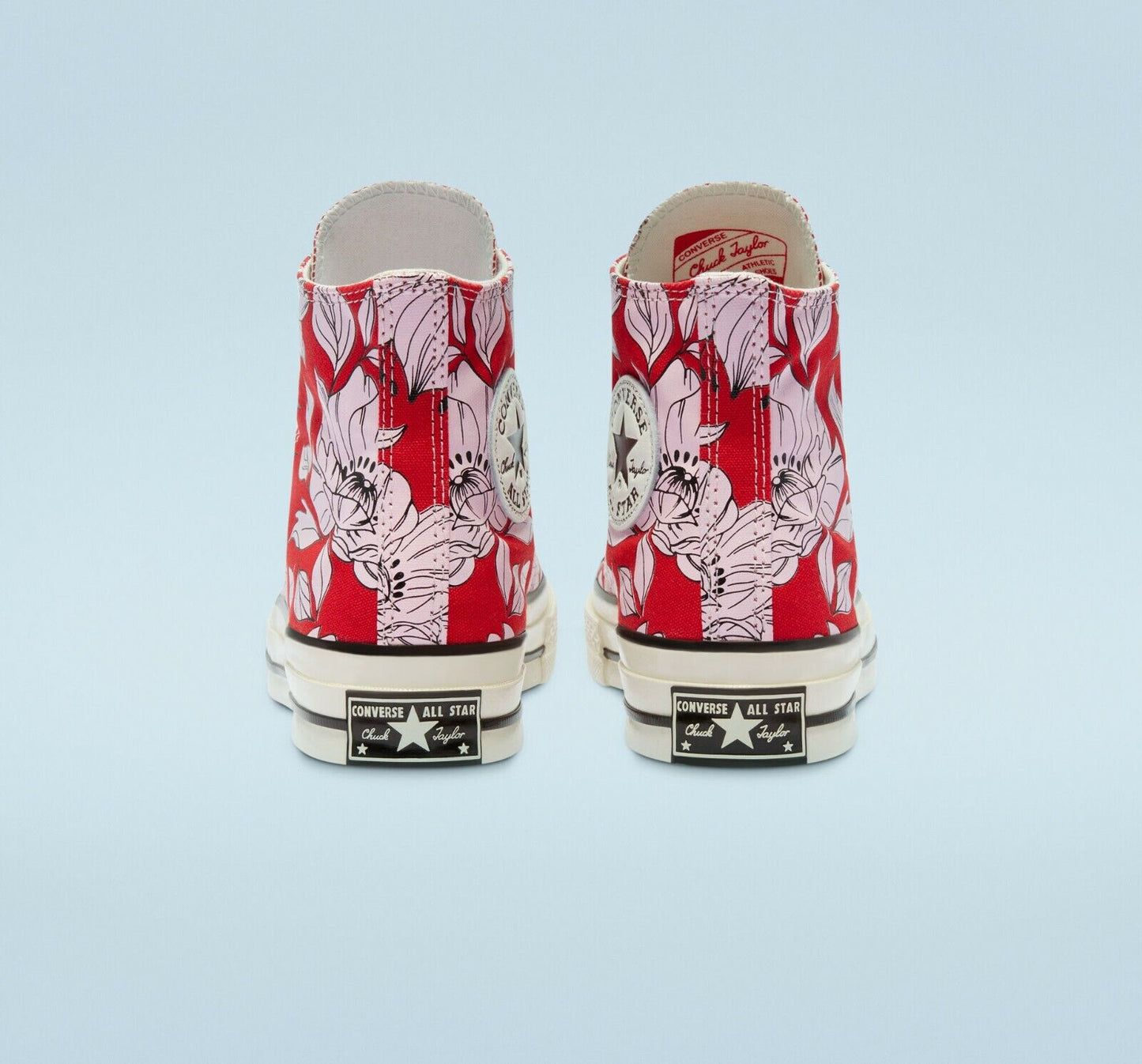 Women's Converse Chuck 70 Vintage Floral Hi Top Shoe, 568373C Multiple Sizes University Red/Cherry Blossom