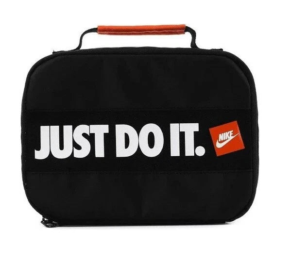 Nike Just Do It Bumper Sticker Fuel Pack Insulated Lunch Bag, 9A2840 023 Black L