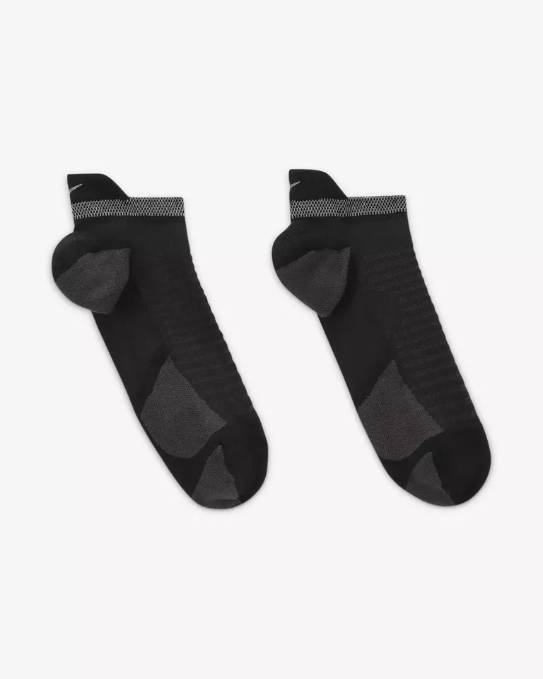 Nike Spark Cushioned No-Show Running Socks, 1 Pair Black W/DRI-FIT Te CU7201-010