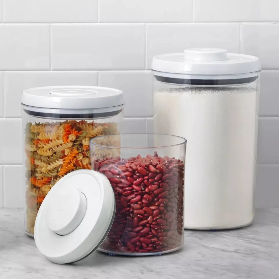New OXO SoftWorks Set of 3 POP Food Storage Canister Containers, 22165700 NIB