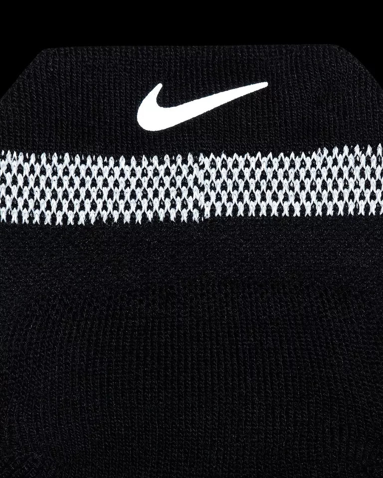 Nike Spark Cushioned No-Show Running Socks, 1 Pair Black W/DRI-FIT Te CU7201-010