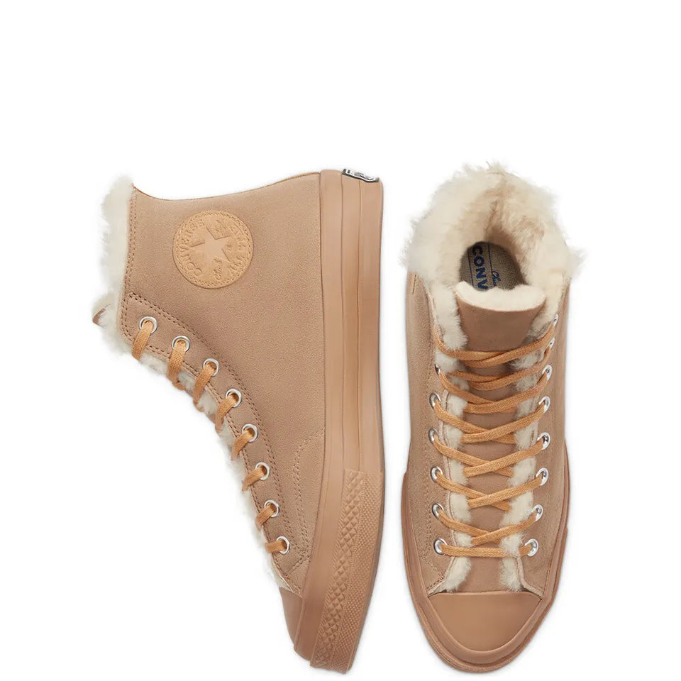Converse Chuck 70 Genuine Shearling Lined Sneaker, 166318C Multi Sizes Iced Coffee/Iced Coffee