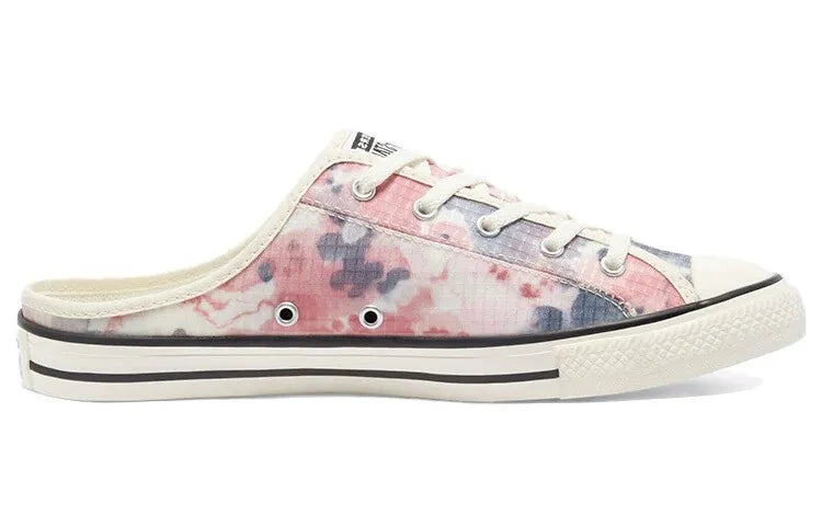 Women's Converse Chuck Taylor All Star Washed Florals Dainty Mule Slip, 571185C Multiple Sizes Egret/Terracotta Pink/Black
