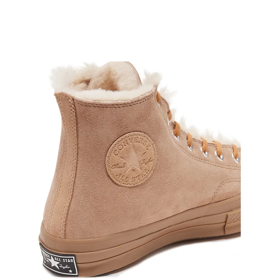 Converse Chuck 70 Genuine Shearling Lined Sneaker, 166318C Multi Sizes Iced Coffee/Iced Coffee