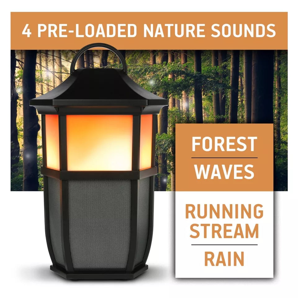 Acoustic Research Wireless Bluetooth Indoor Outdoor Speaker Flickering Light ✅✅✅