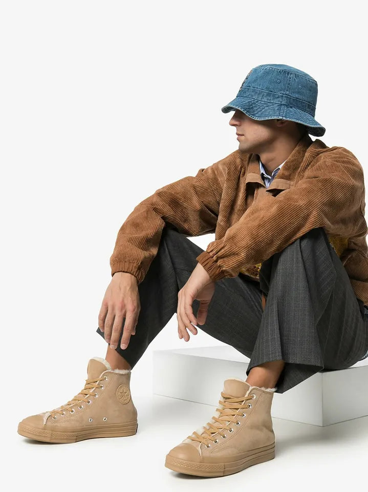 Converse Chuck 70 Genuine Shearling Lined Sneaker, 166318C Multi Sizes Iced Coffee/Iced Coffee
