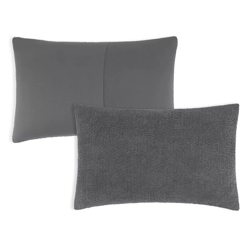 Cococozy 3-piece Bouclé Revers Comforter Set, King 1796197 Multi Colors 106”x92”