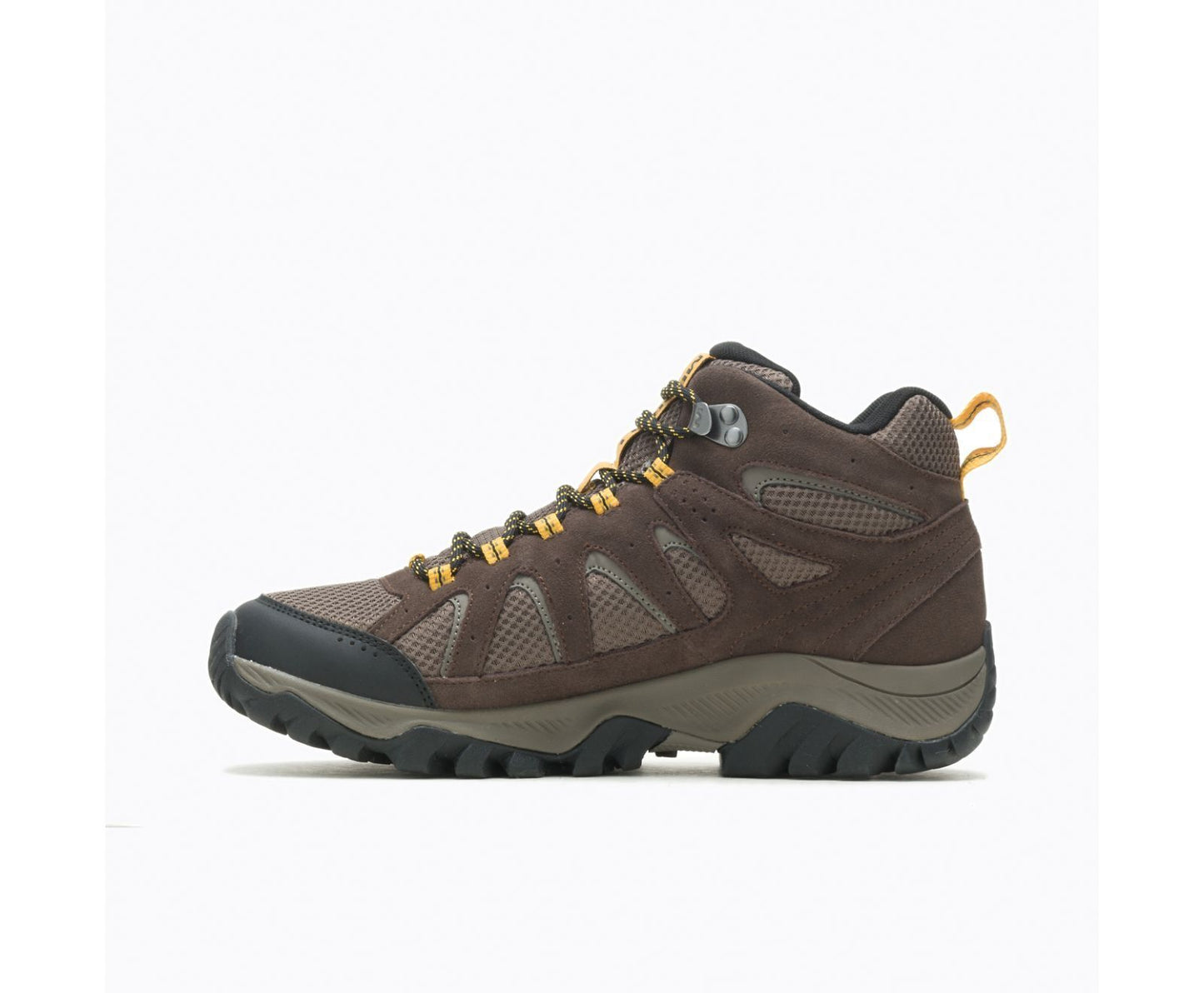 Men's Merrell Oakcreek Mid Waterproof Hiking Boots, J036401 Multi Sizes Espresso