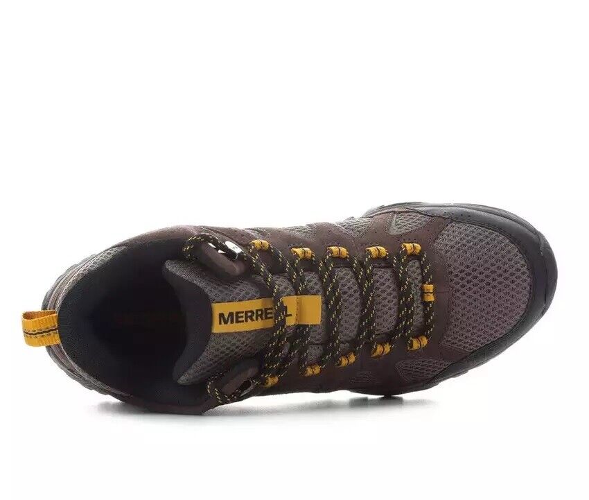 Men's Merrell Oakcreek Mid Waterproof Hiking Boots, J036401 Multi Sizes Espresso