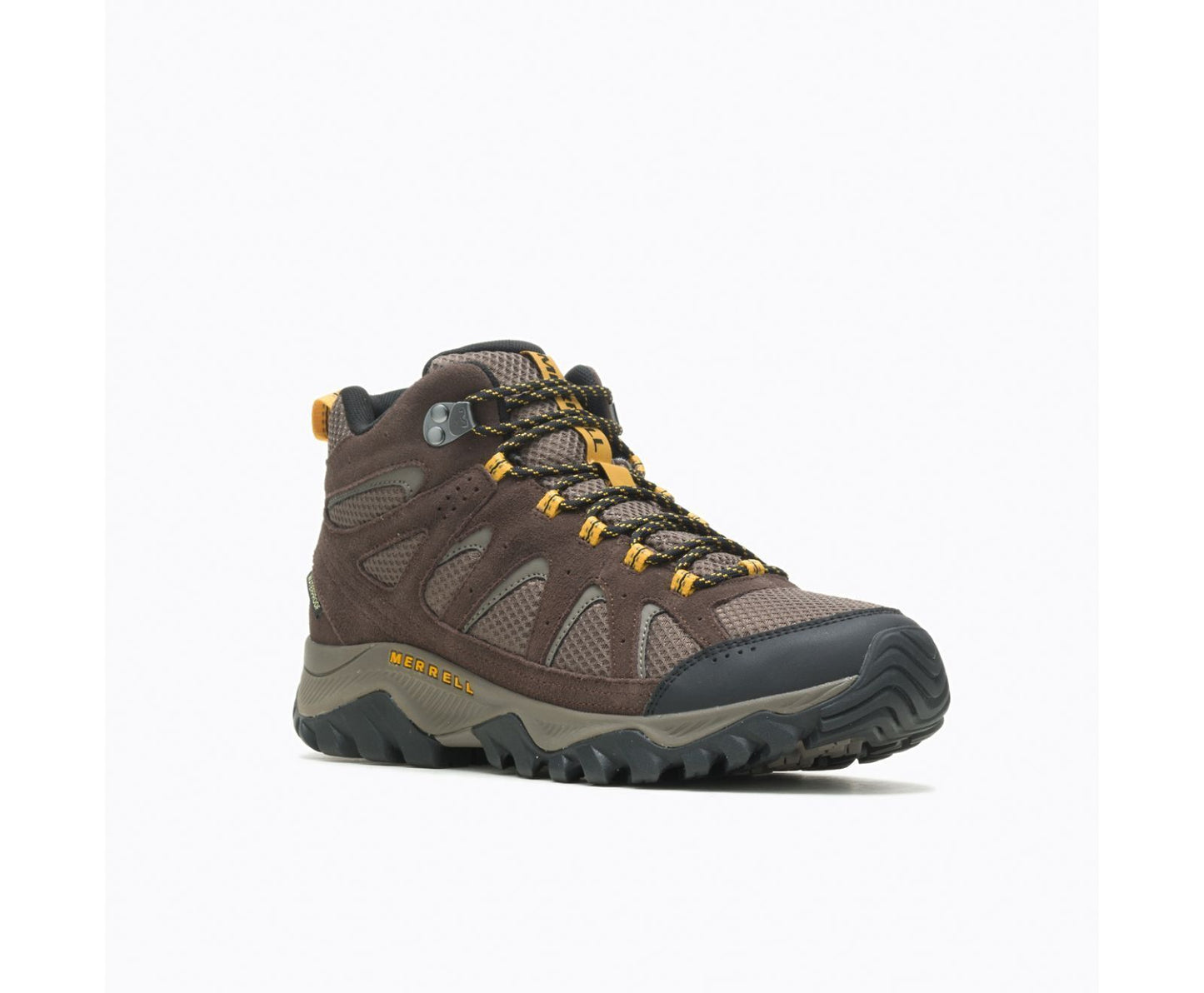Men's Merrell Oakcreek Mid Waterproof Hiking Boots, J036401 Multi Sizes Espresso