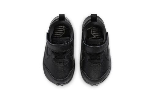 Nike Kids Varsity Leather (TDV) (Infant/Toddler), CN9397 001 Multi Sizes Black/Black/Black