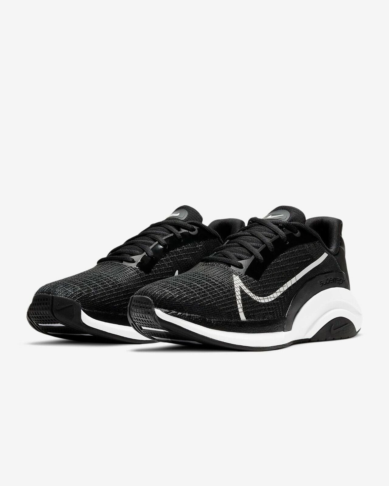 Men's Nike ZoomX SuperRep Surge Training Shoes, CU7627 002 Multi Sizes Black/Black/White